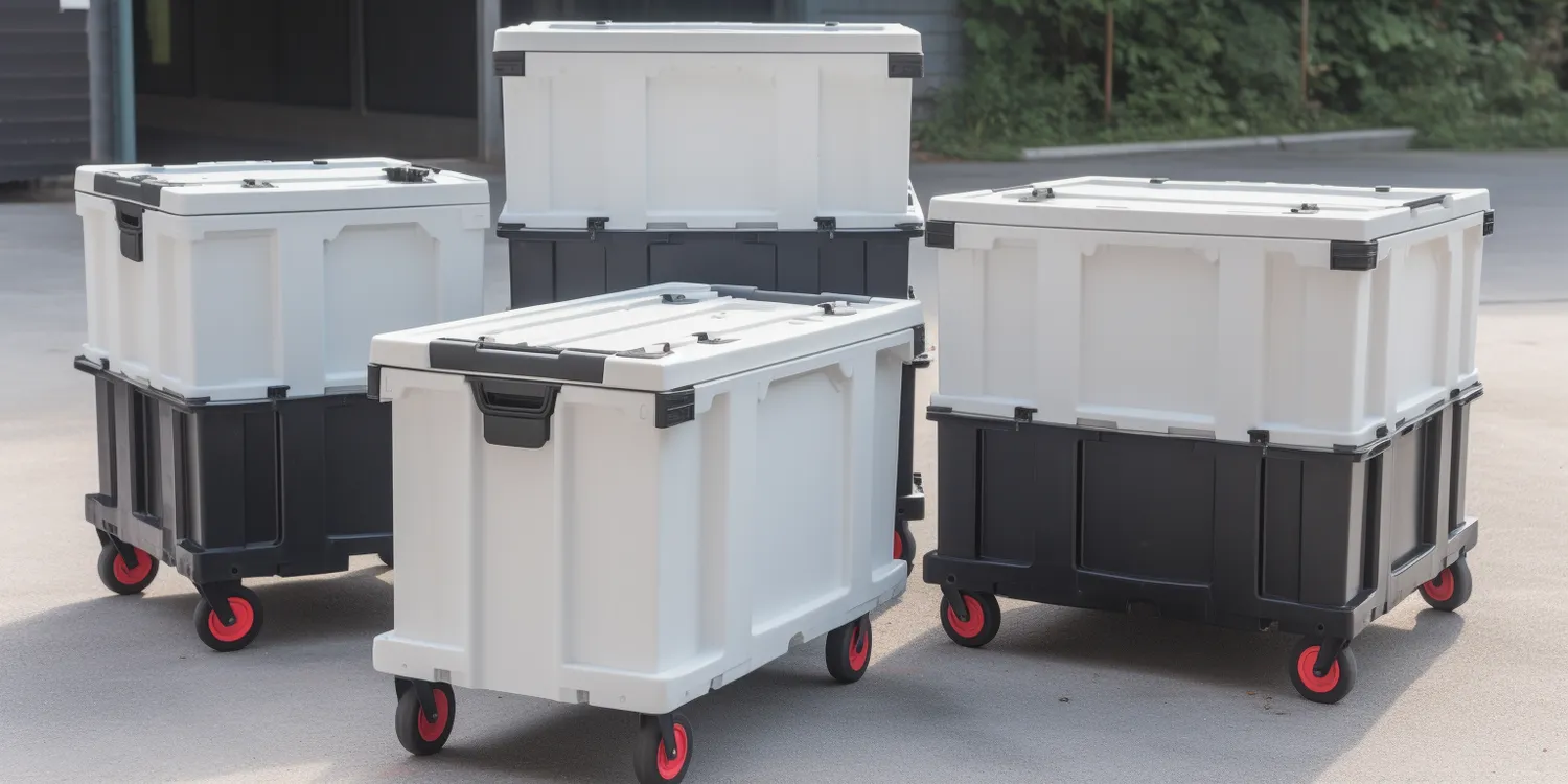 Skrzynie transportowe na kółkach Skrzynie transportowe na kółkach