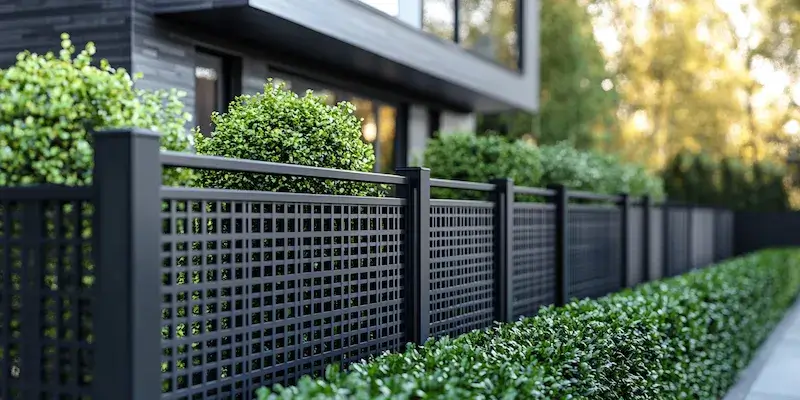 Aluminium Sichtschutzzaun aus Polen