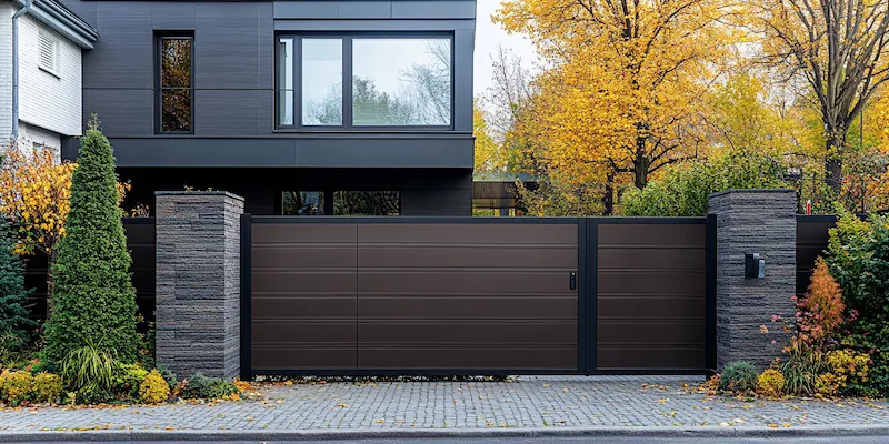 Metalzaune aus Polen