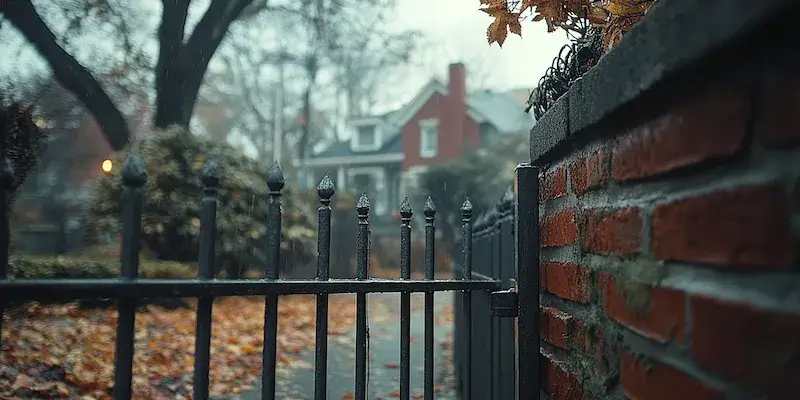 Polnische Metallzaune