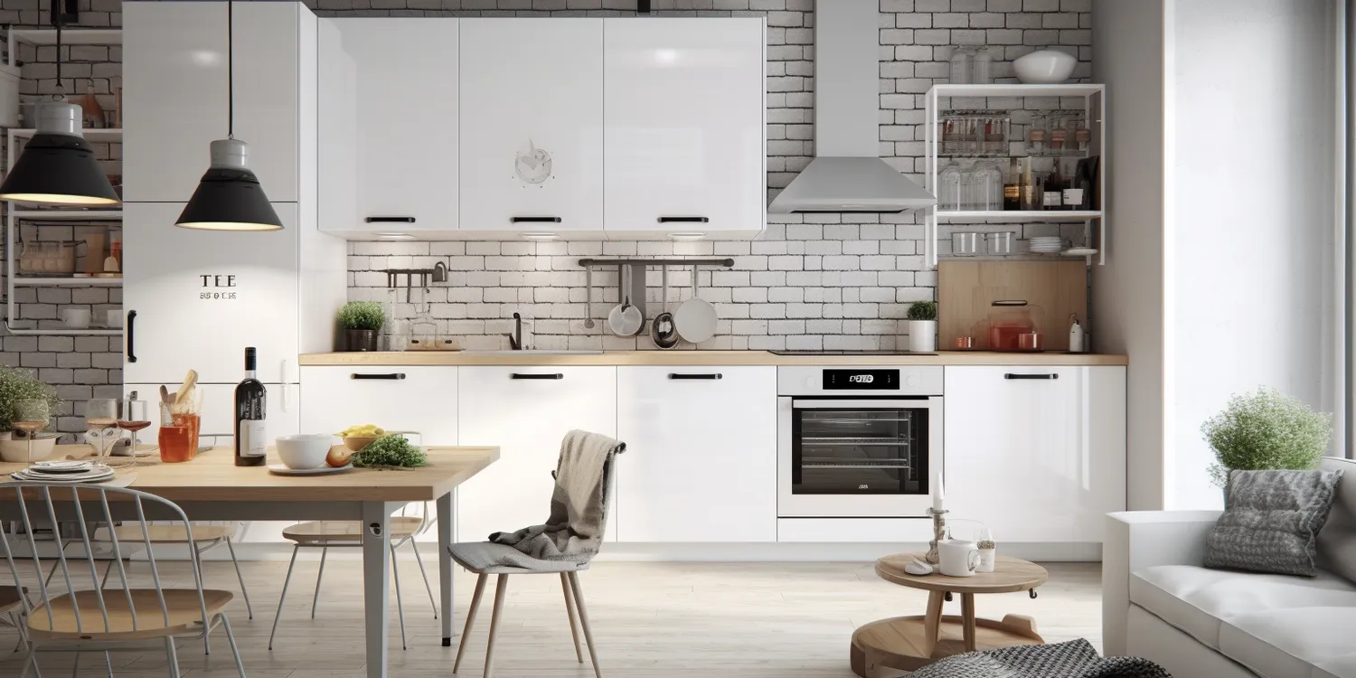 Co na ścianę między meble kuchenne?