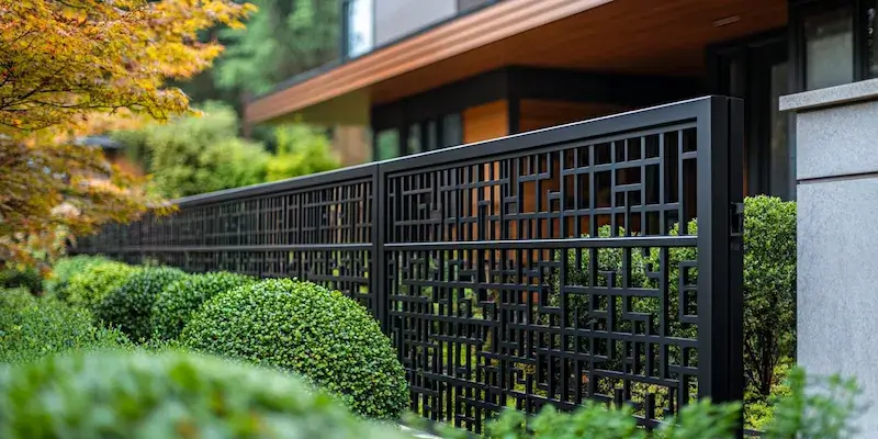 Metallzaun aus Polen